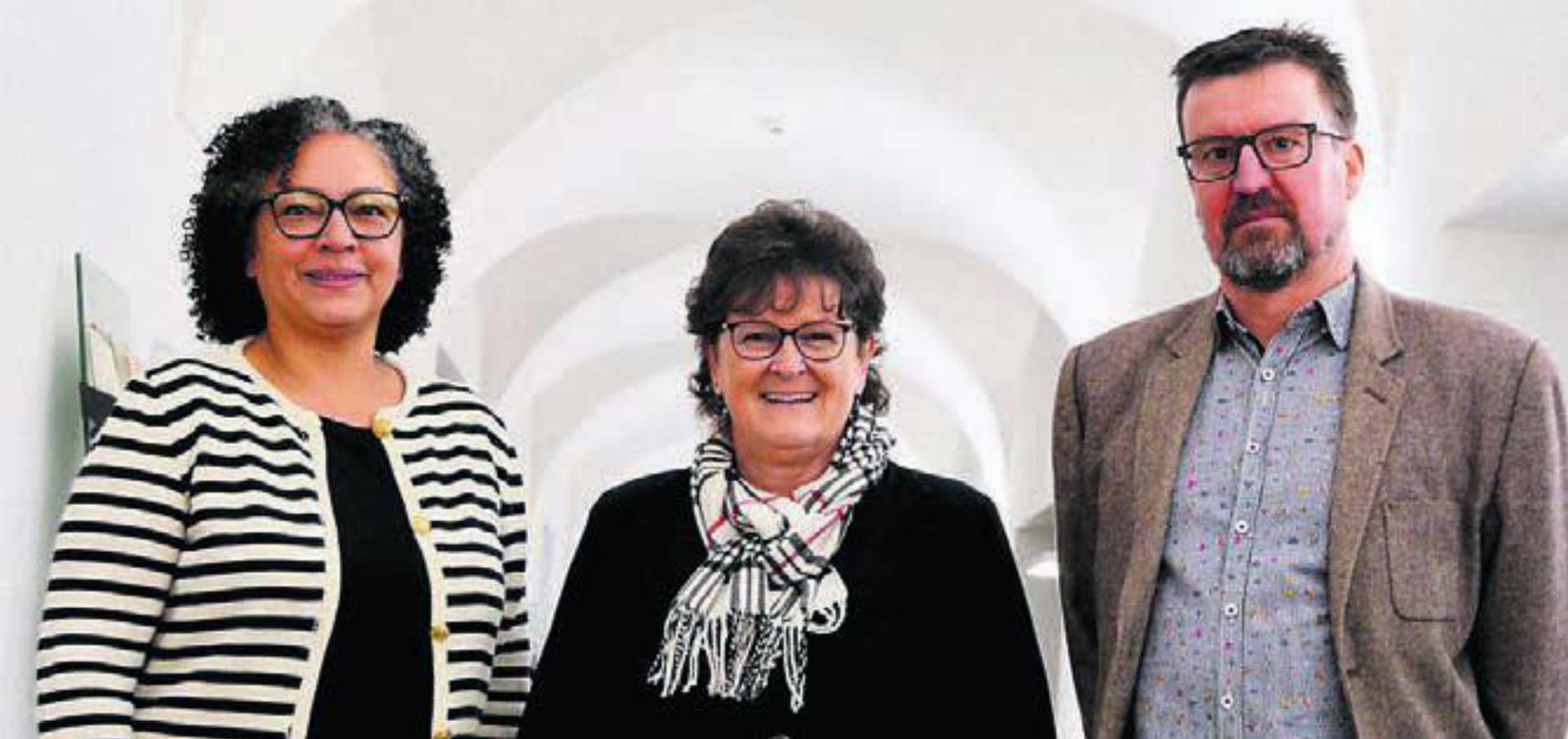 Mit Carolynn Handschin, Milly Stöckli und Beat Küng (von links) treten drei Gemeinderäte ab. Schon jetzt ist klar: Es gibt im Herbst eine Kampfwahl. Bild: Archiv