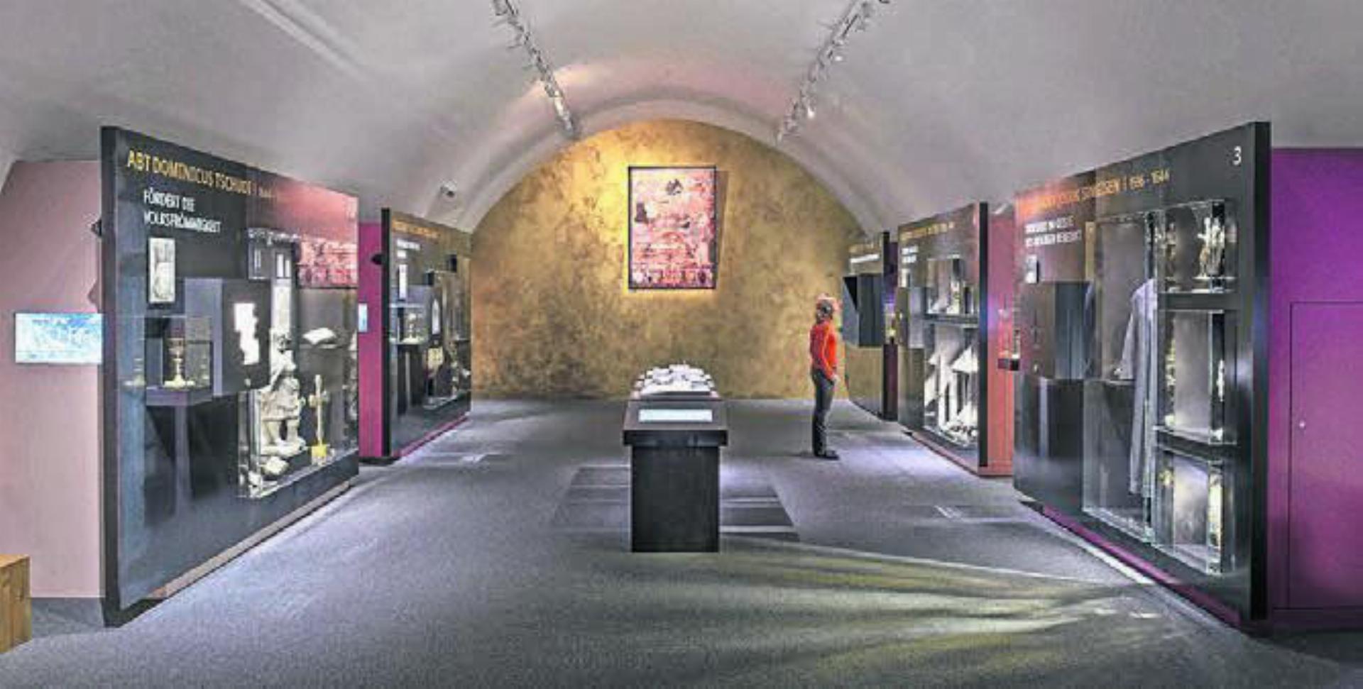 Die Führung gibt Einblick in das Museum Kloster Muri. Bild: zg - Das Bild wird blockiert. – Möglicherweise durch einen aktiven Adblocker.