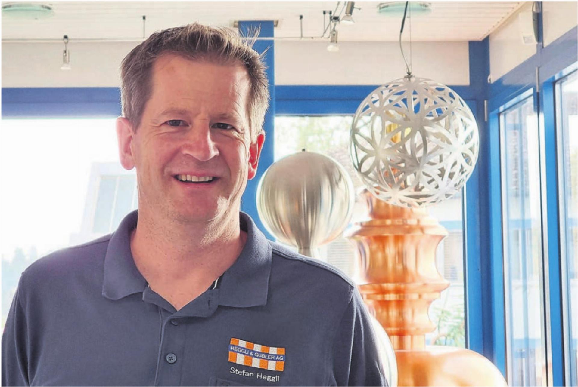 Stefan Heggli leitet das Unternehmen in der 3. Generation. Bild: Verena Anna Wigger - Das Bild wird blockiert. – Möglicherweise durch einen aktiven Adblocker.