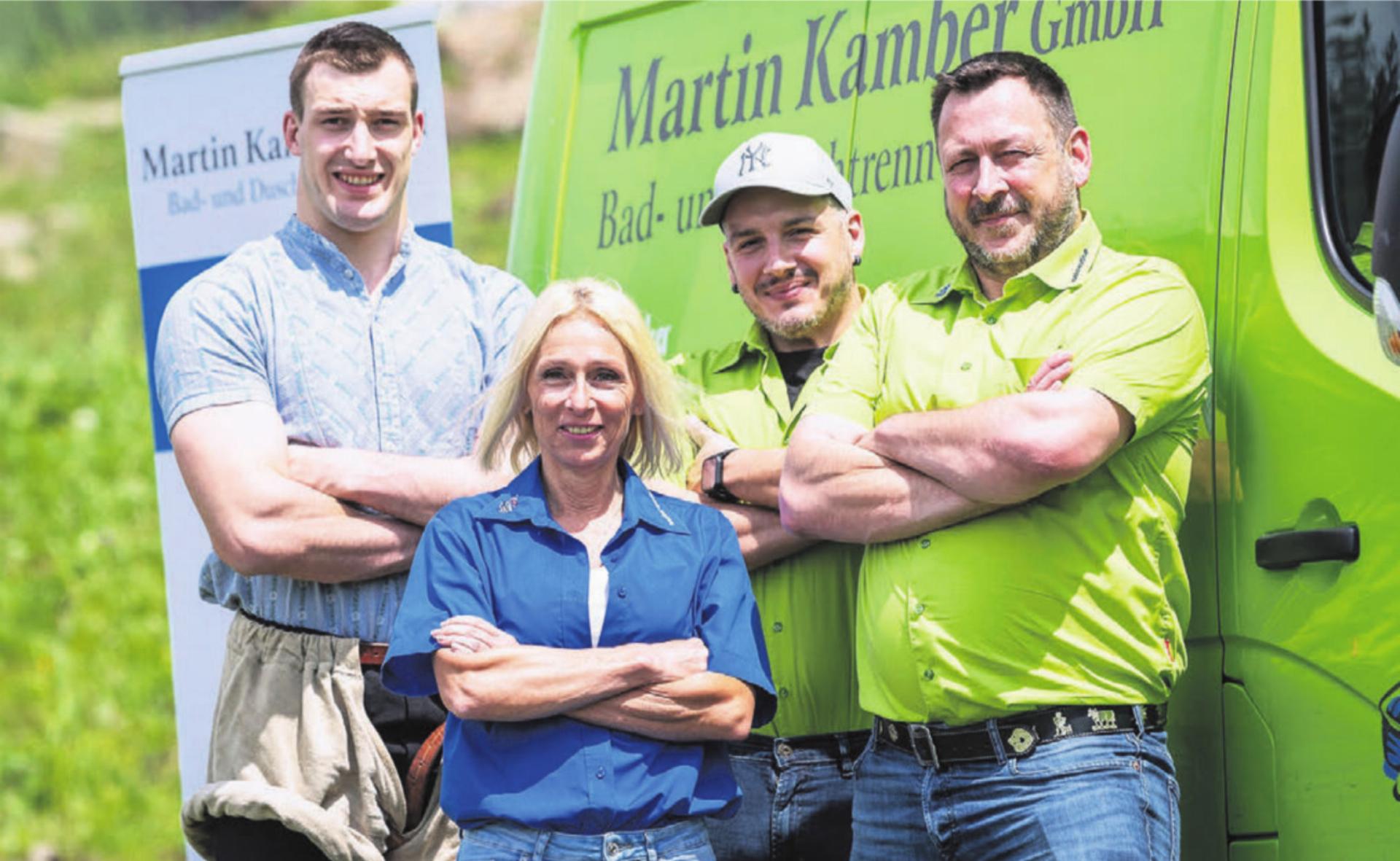 Kompetente wie erfolgreiche Fachleute in ihrer Sparte (v.l.): Schwinger Damian Ott, Monika Brugger, Antonino Corso und Martin Kamber. Bild: zg