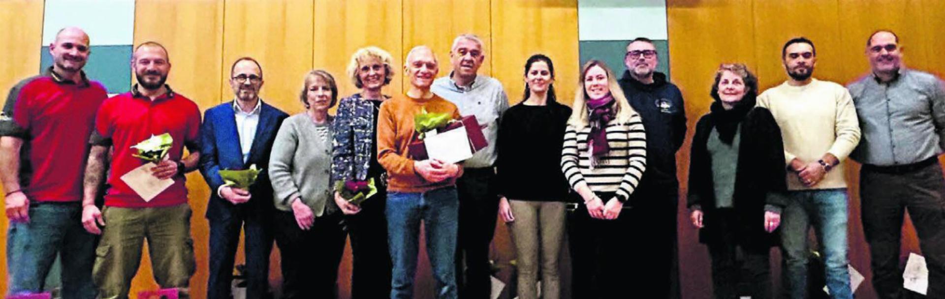 An diesem Abend wurden ganz viele zurücktretende Behörden- und Kommissionsmitglieder verabschiedet. Bild: gk - Das Bild wird blockiert. – Möglicherweise durch einen aktiven Adblocker.