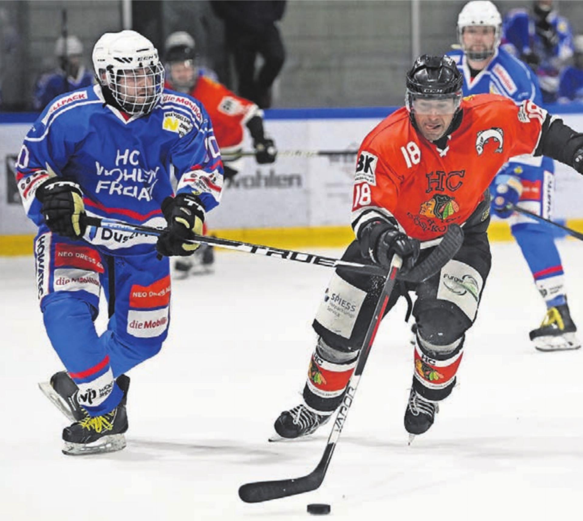 Wohlens Christian Streuli (links) und Fi-Gös Patrick Bula treffen am dritten Spieltag aufeinander. Bild: Archiv/awa