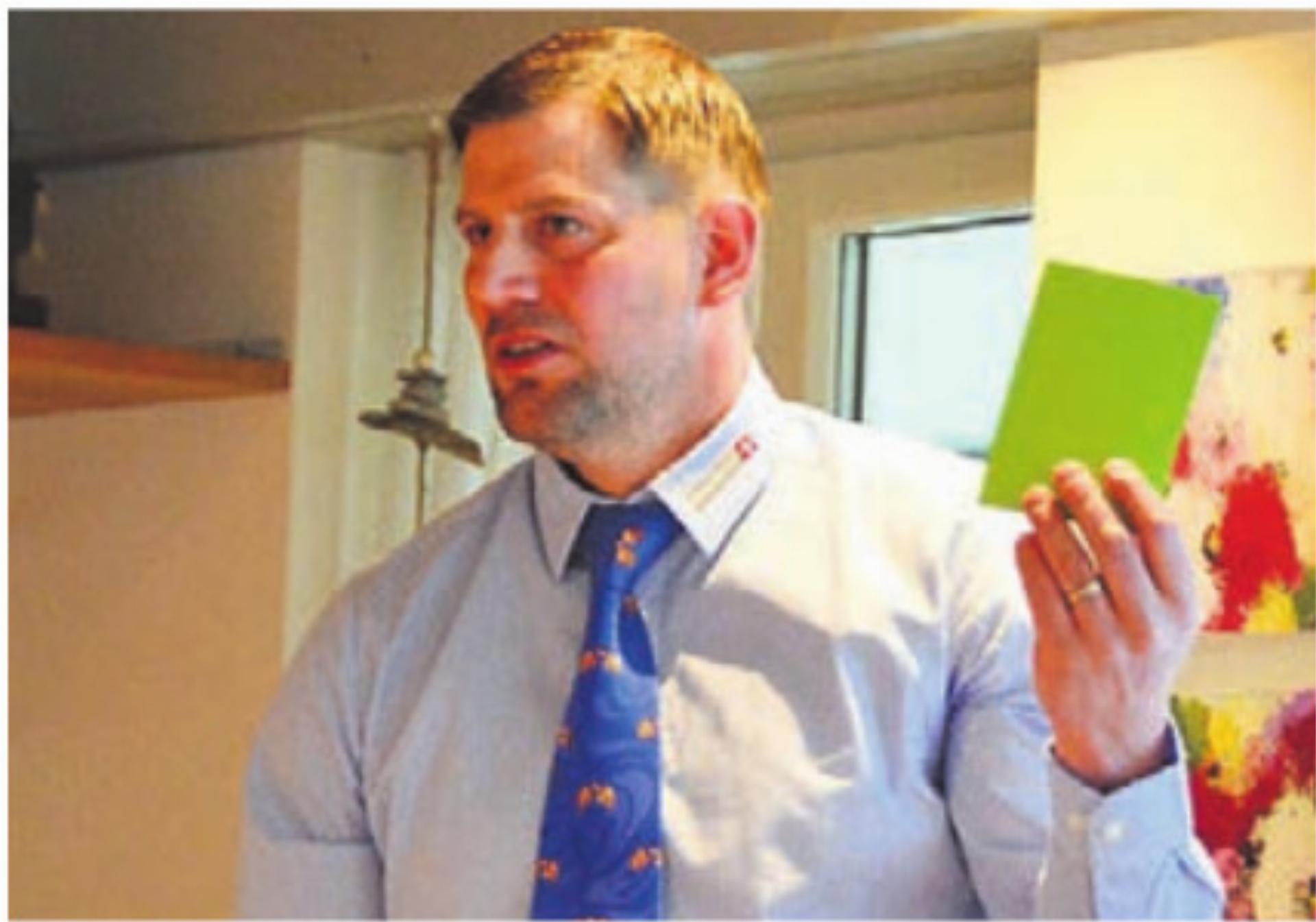 Präsident Cyrill Gauch. Bild: ake - Das Bild wird blockiert. – Möglicherweise durch einen aktiven Adblocker.