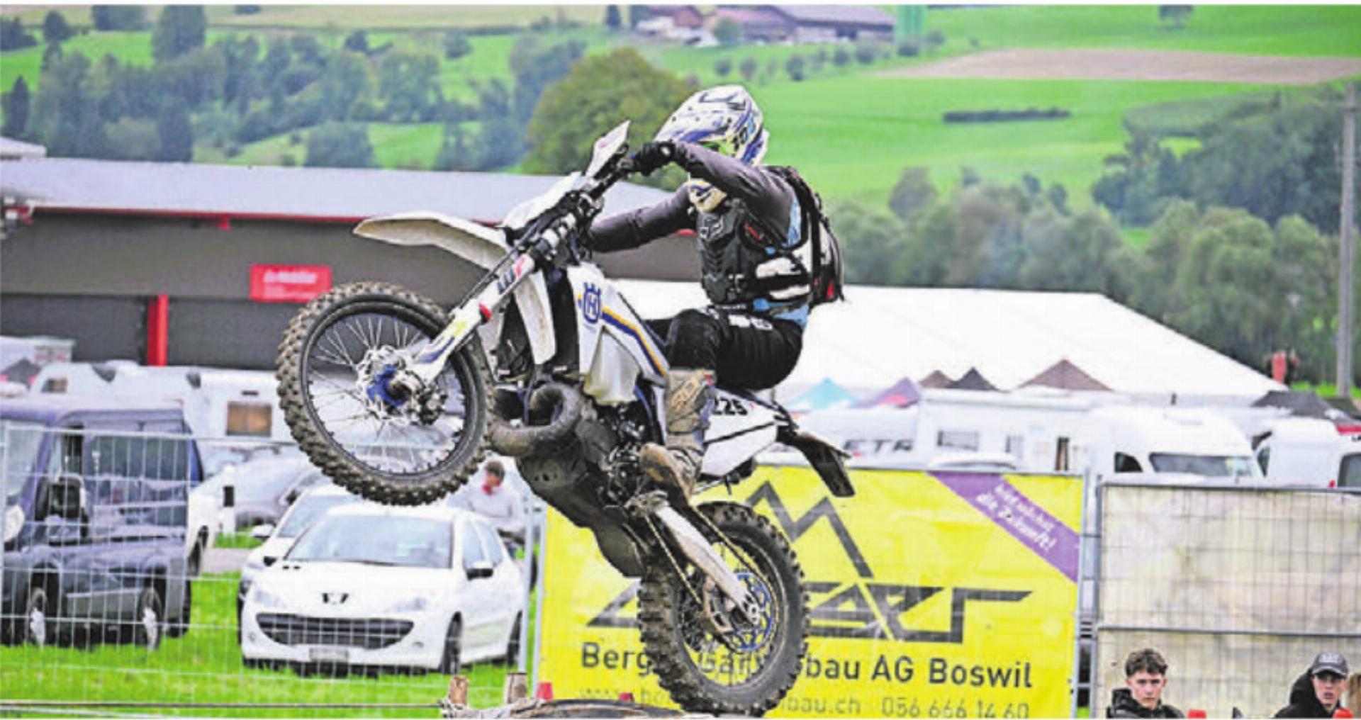 Ein Highlight: das CrossCountry-Enduro-Rennen. Bilder: Gisela Hilfiker - Das Bild wird blockiert. – Möglicherweise durch einen aktiven Adblocker.