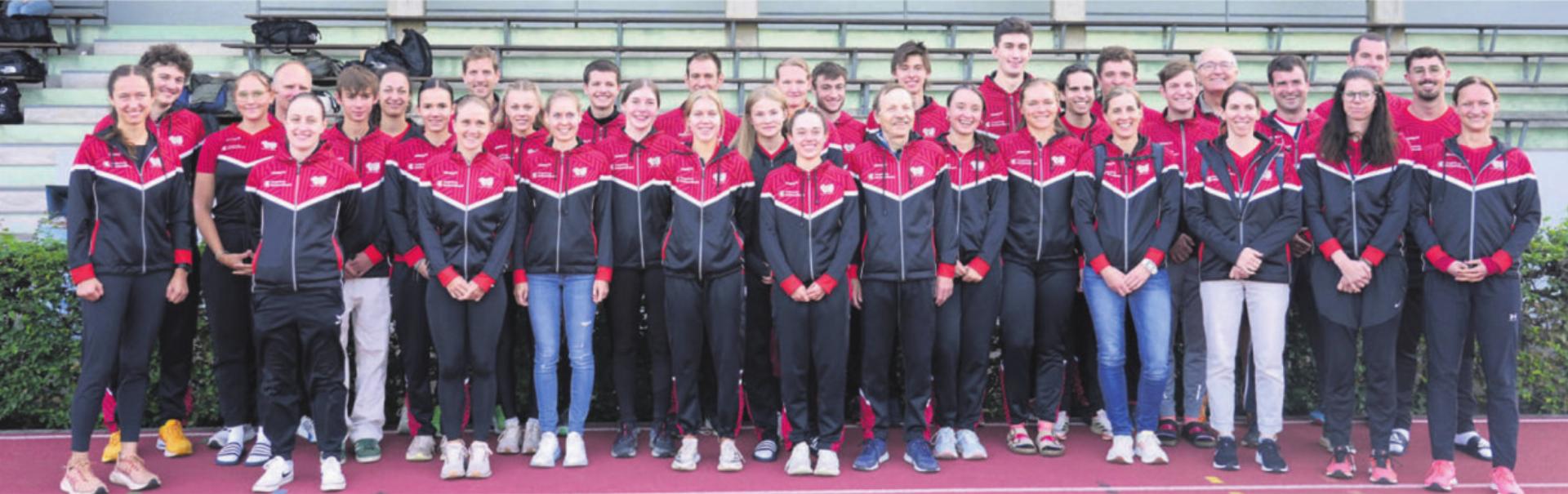 Erfolgreicher TV Wohlen an der Schweizer Vereinsmeisterschaft in Riehen. Die Wohler traten in der Nationalliga C an. Bild: zg - Das Bild wird blockiert. – Möglicherweise durch einen aktiven Adblocker.