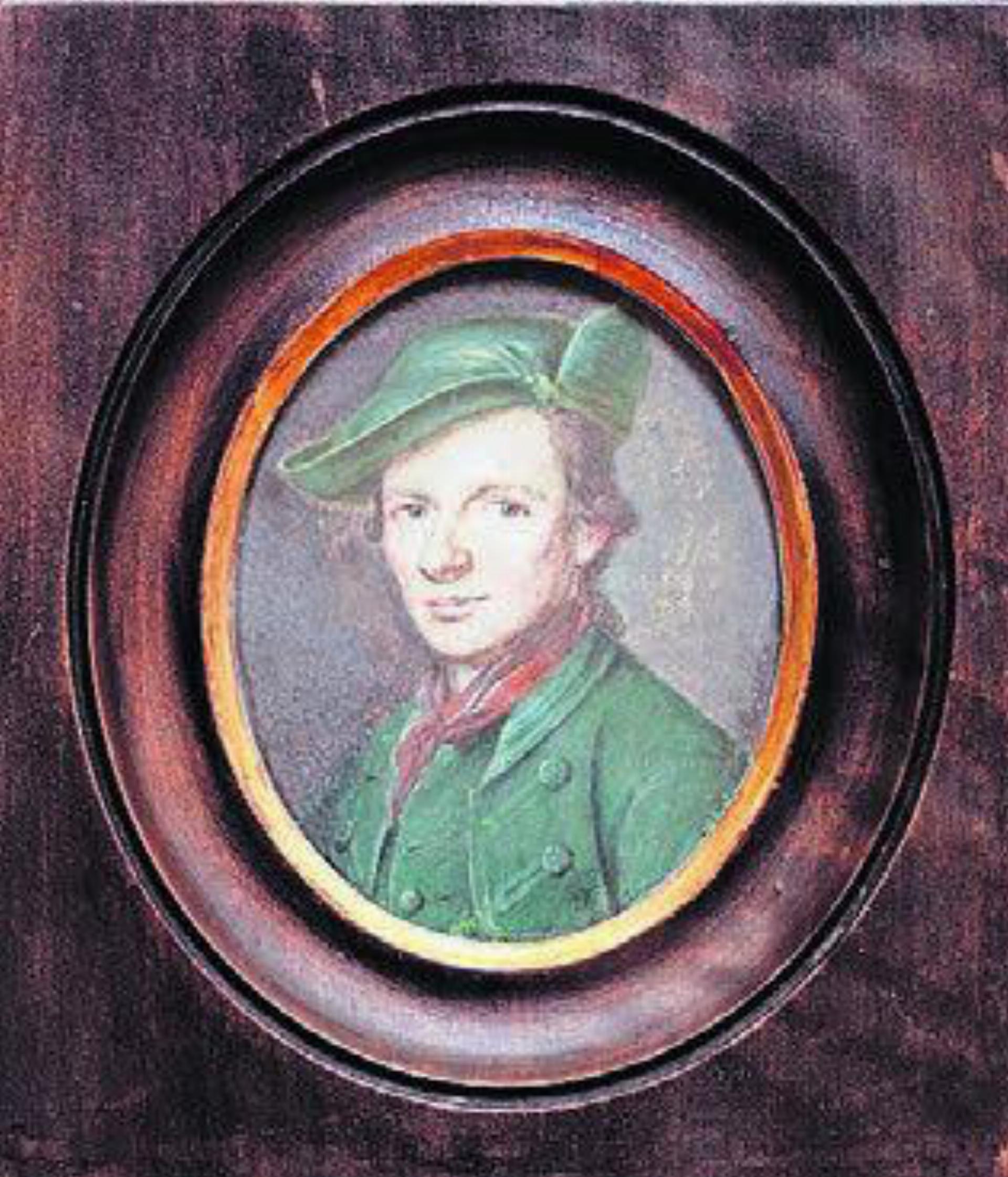 Caspar Wolf in einem Porträt. Bild: zg