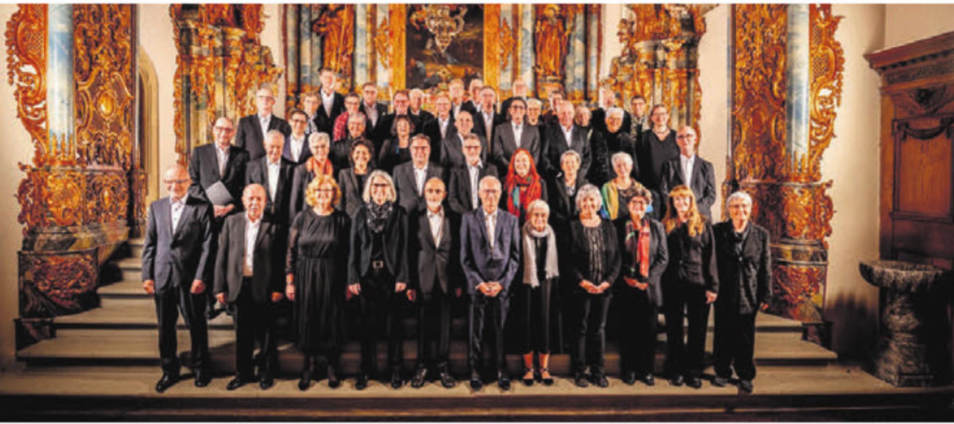 Der Kirchenchor wächst zum Auftritt am Festgottesdienst an Pfingsten zu einem Projektchor. Bild: zg - Das Bild wird blockiert. – Möglicherweise durch einen aktiven Adblocker.