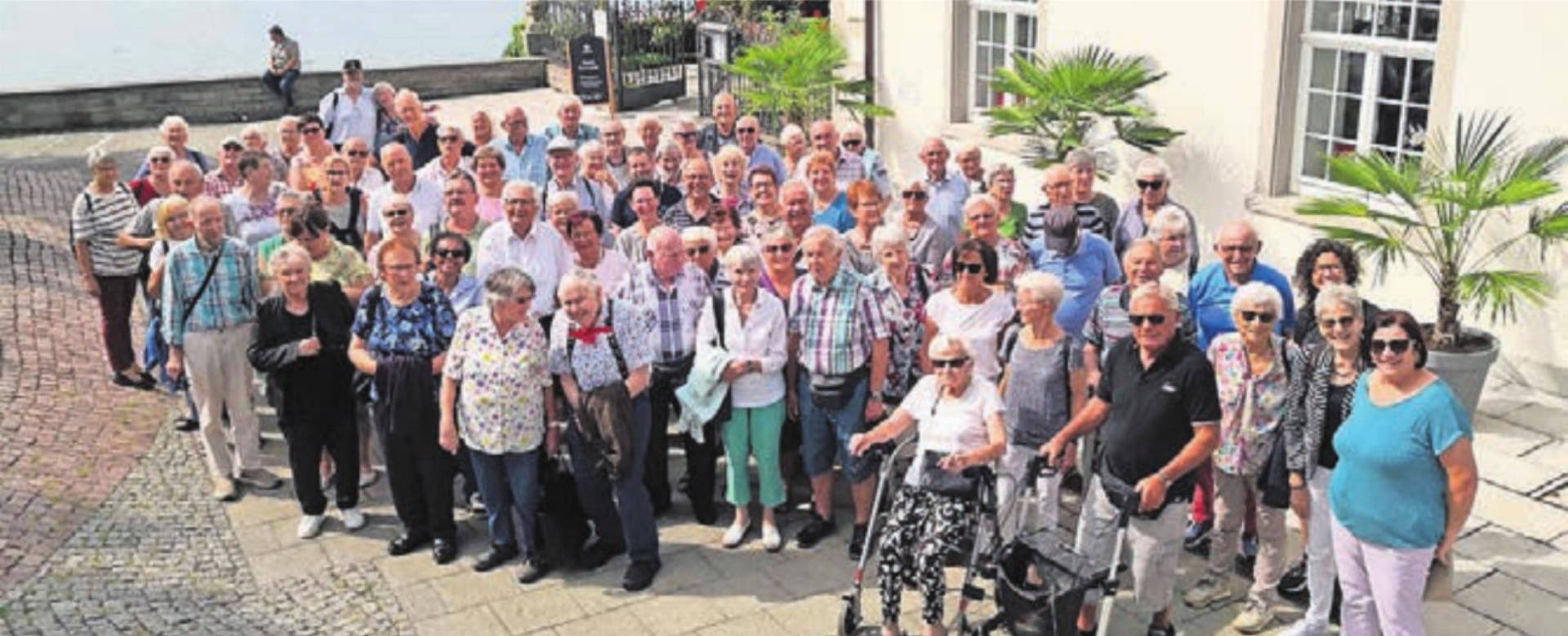 Die Merenschwander Seniorinnen und Senioren genossen den Ausflug. Bild: zg