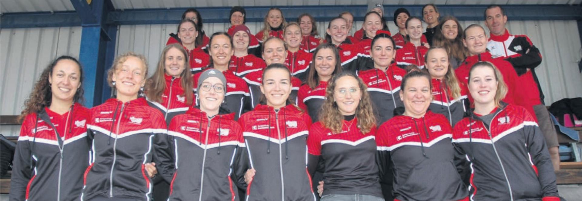 Die Frauen des TV Wohlen waren nur wenige Punkte vom 2. Rang in der Nationalliga B entfernt. Bilder: zg