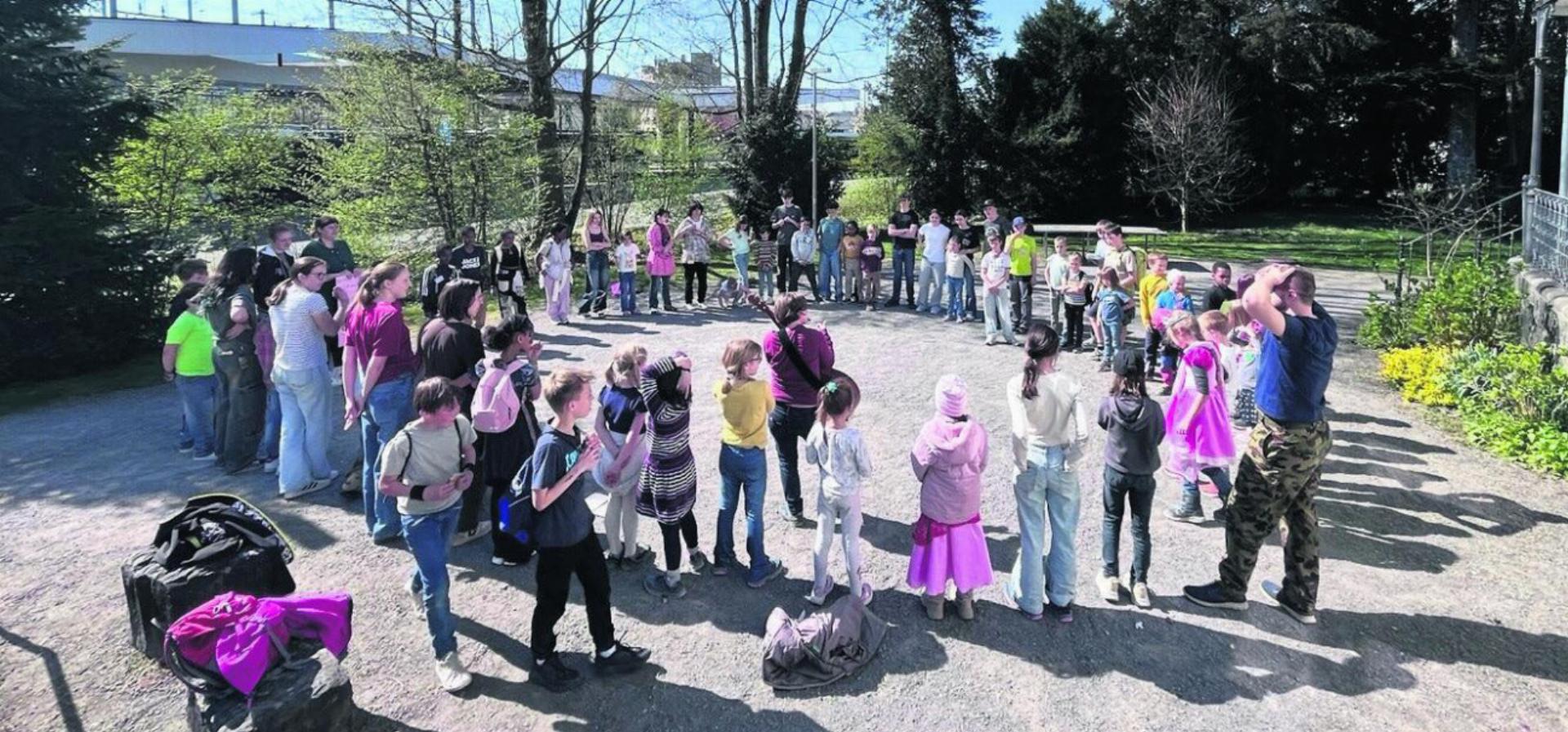 Die Woche brachte ganz viel Abwechslung und Aktivitäten, sowohl drinnen als auch draussen. Bild: zg