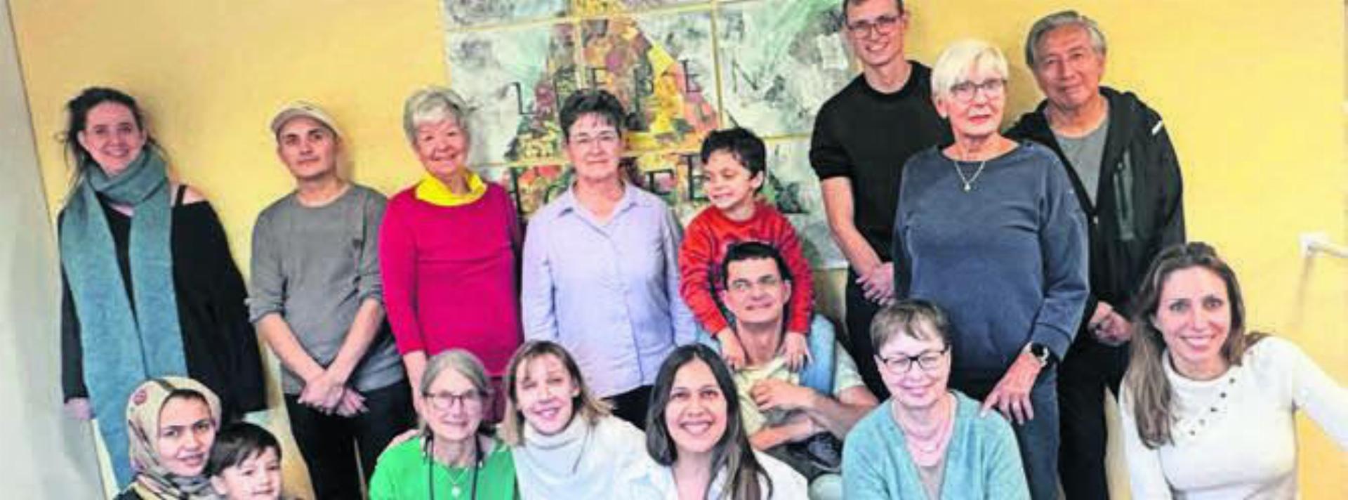 Ein letztes Zusammenkommen: Deutsch-Treff-Gruppe in Oberlunkhofen. Bild: zg - Das Bild wird blockiert. – Möglicherweise durch einen aktiven Adblocker.