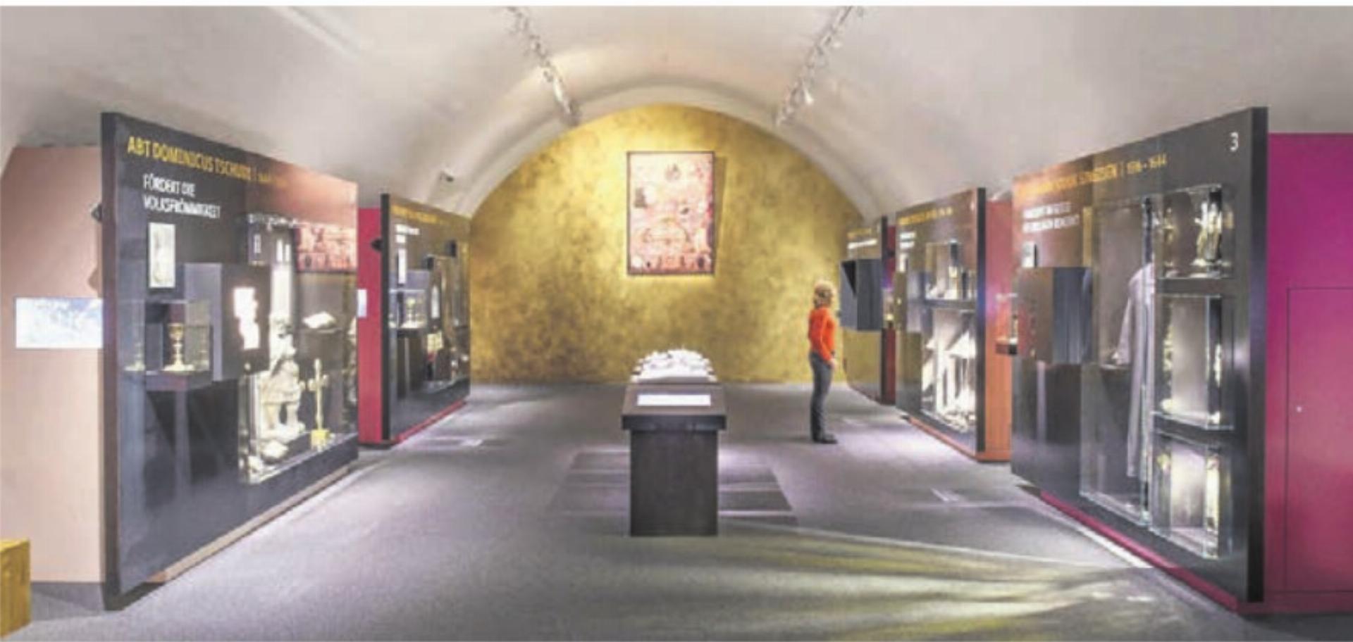 Das Klostermuseum von innen. Bild: zg - Das Bild wird blockiert. – Möglicherweise durch einen aktiven Adblocker.