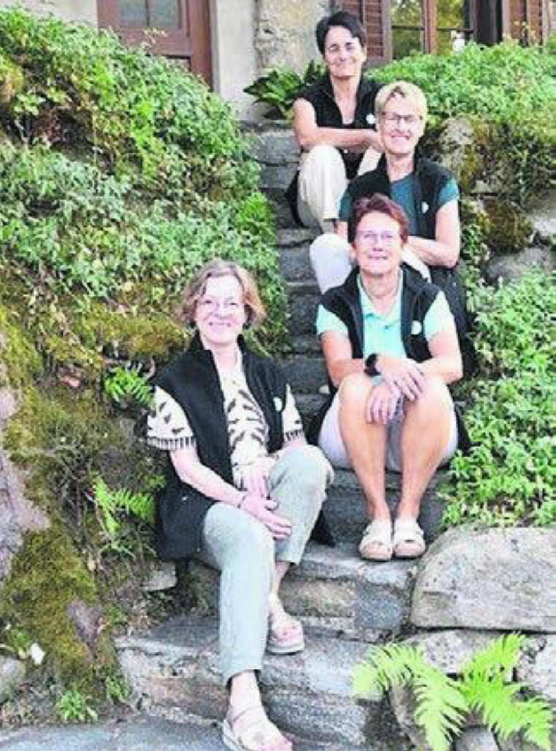 Die Koordinatorinnen, von unten: Christine Casagrande, Karin Mächler, Rita Inderkum, Sandra Bütler. Bild: zg