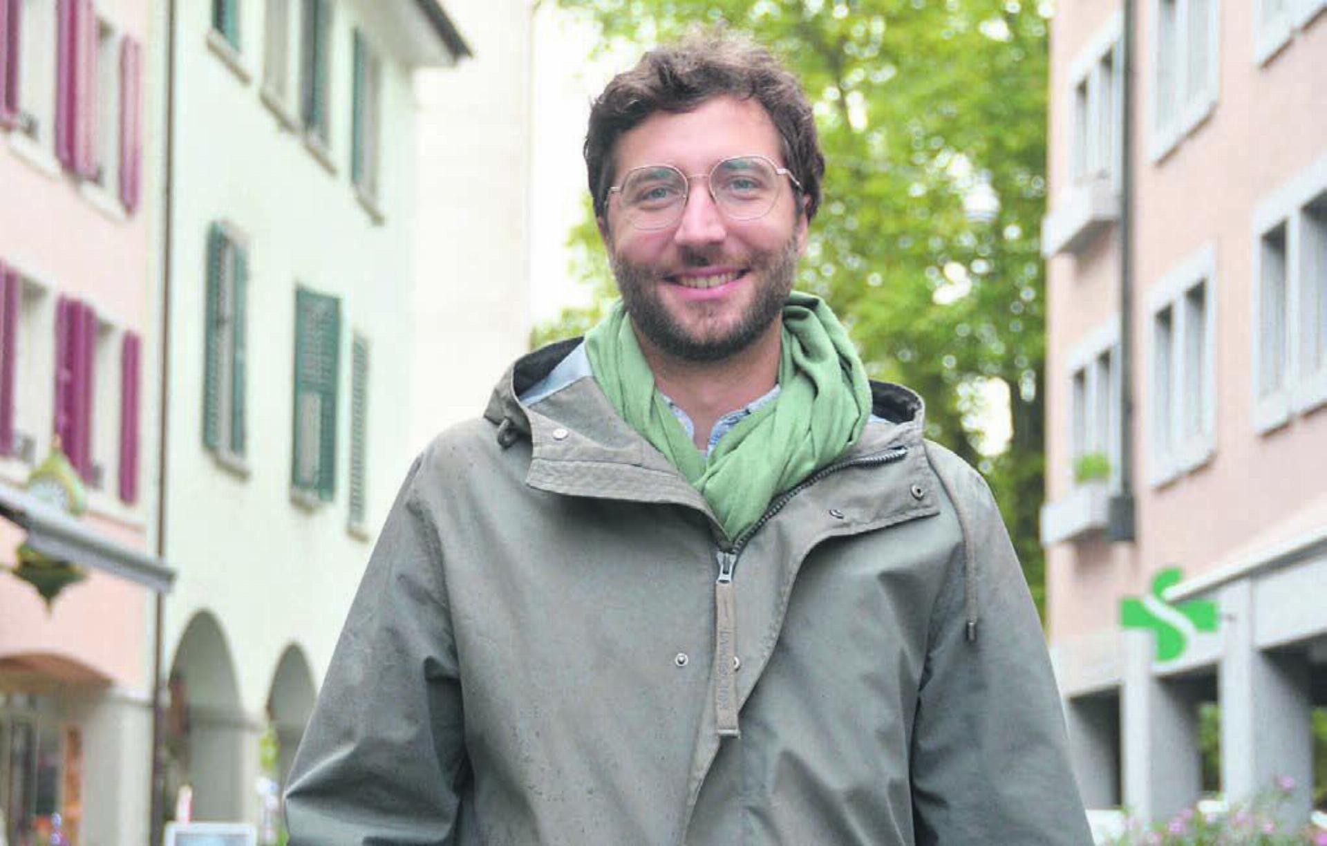 Bei den Grünen fühlt sich Hannes Tobler politisch zu Hause und er hofft, dass sie zwei Nationalratssitze ergattern. Bild: Annemarie Keusch