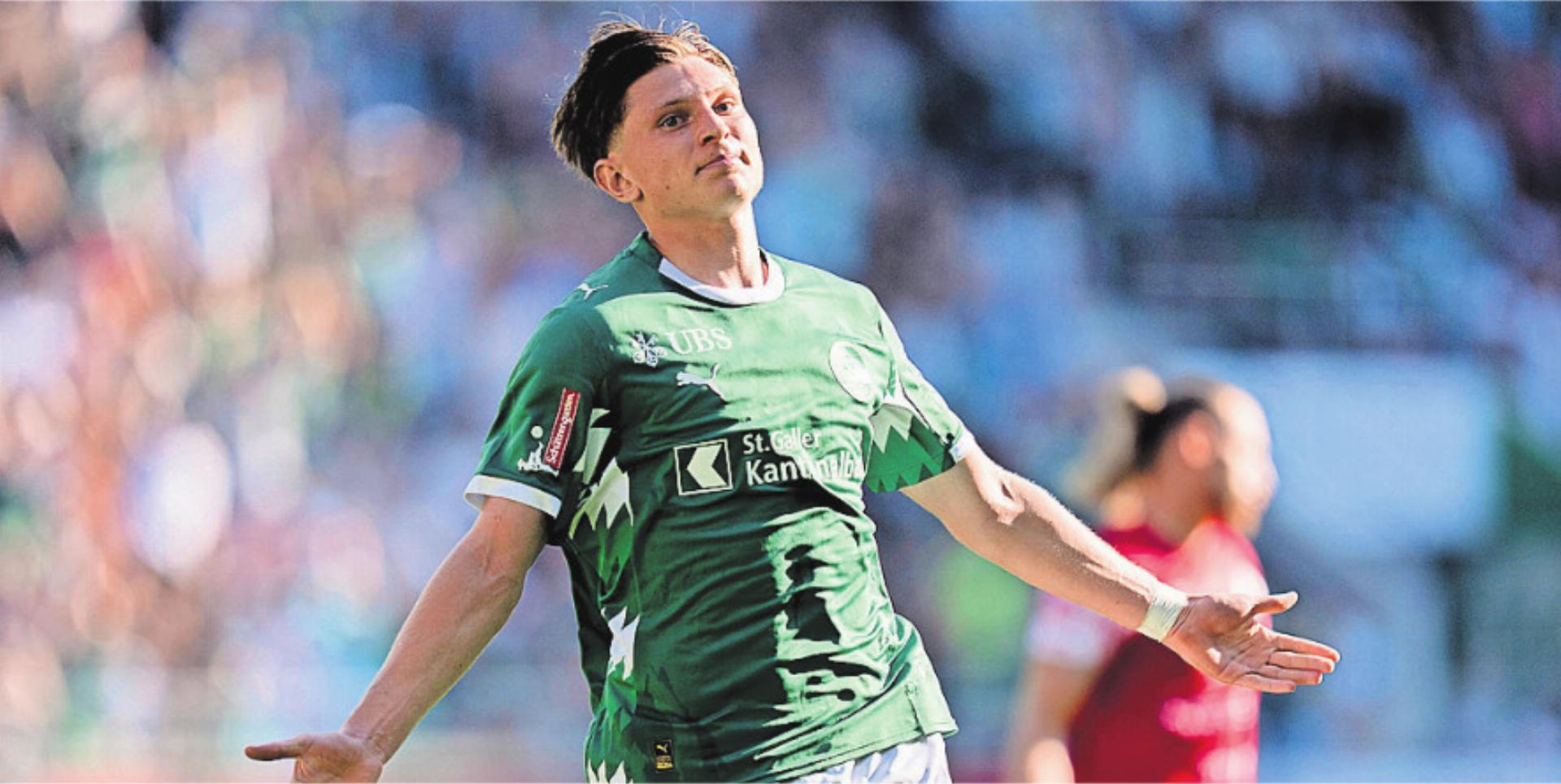 Ein Bild, wie man es zuletzt häufiger sieht: Der Wohler Alessandro Vogt beim Torjubel in der Super League. Bild: Freshfocus - Das Bild wird blockiert. – Möglicherweise durch einen aktiven Adblocker.
