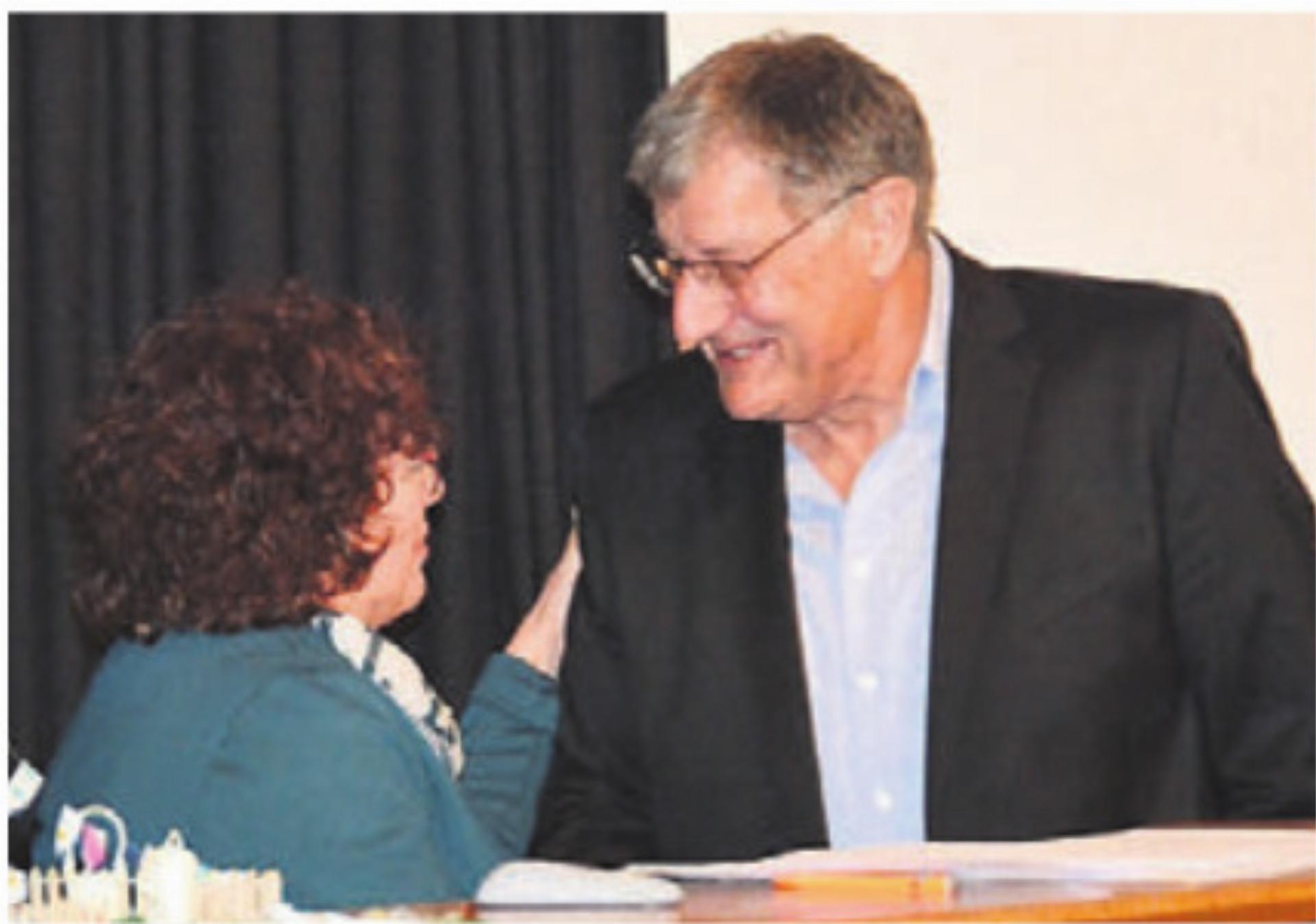 Die Verabschiedung von Pius Wiss. Bild: ake - Das Bild wird blockiert. – Möglicherweise durch einen aktiven Adblocker.