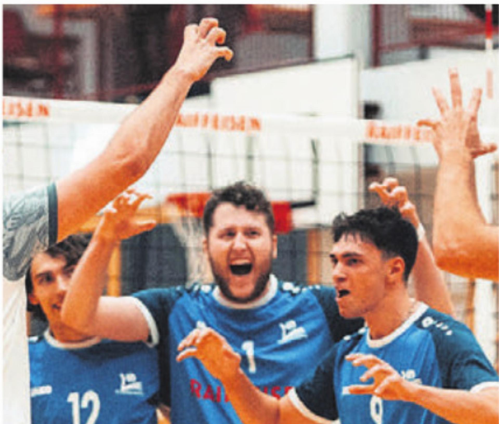 Die «Lunki»-Männer holen sich immerhin einen Punkt. Bild: zg - Das Bild wird blockiert. – Möglicherweise durch einen aktiven Adblocker.