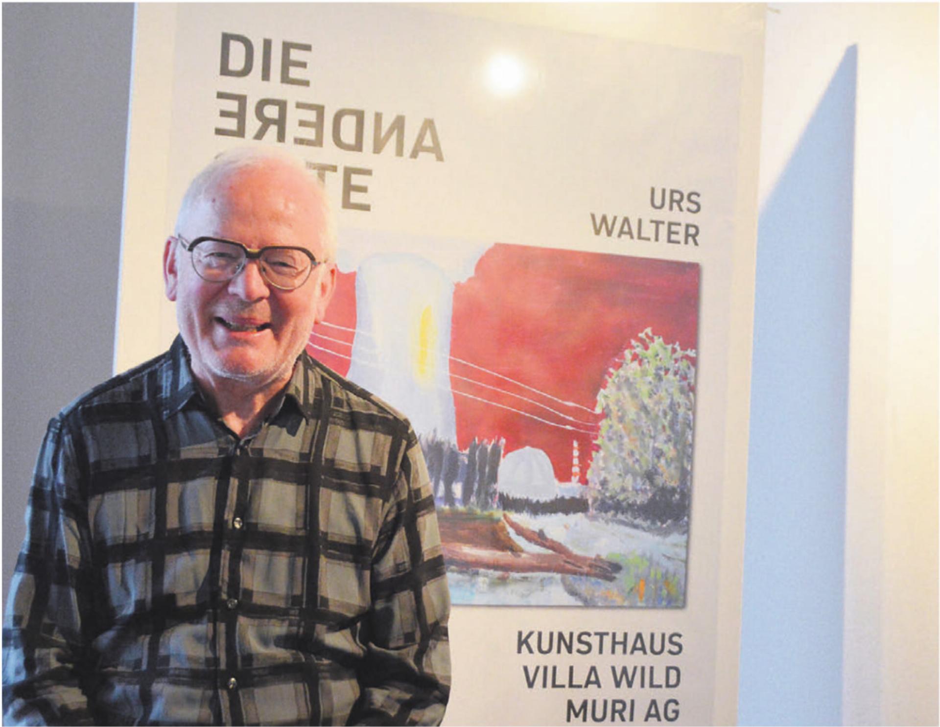 Seine dritte grosse Einzelausstellung: Urs Walter zeigt seine Malerei bald in der Villa Wild. Bild: Annemarie Keusch - Das Bild wird blockiert. – Möglicherweise durch einen aktiven Adblocker.