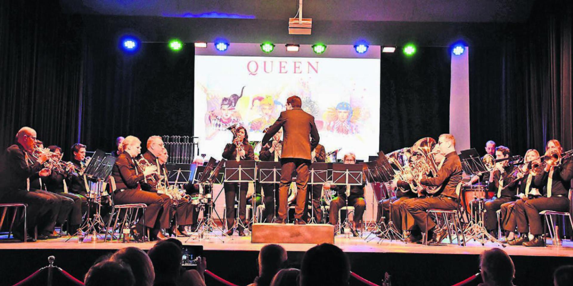 Mit ihrem Showblock begeisterte die Musikgesellschaft Mühlau am Jahreskonzert. Sicherlich wird sie damit auch bei den Richtern am «Fest der Musik» in Einsiedeln punkten. Bilder: Verena Anna Wigger