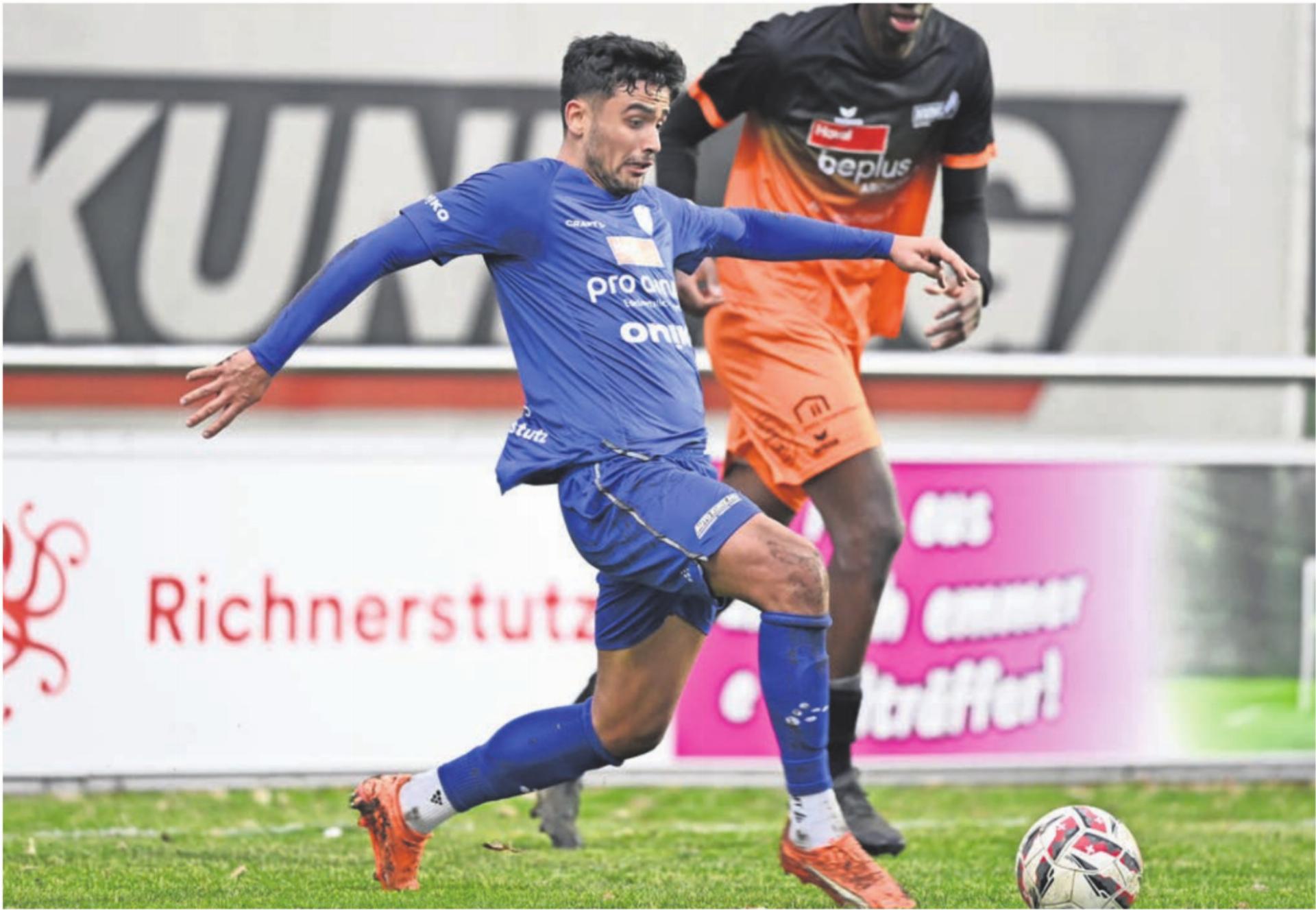 In der Vergangenheit konnte Bijan Dalvand einige wichtige Tore für den FC Wohlen erzielen. In dieser Saison konnte er bisher nicht treffen. Gegen Schötz beendet er seine Torflaute und beschert dem Team den Sieg zum Rückrundenstart. Bild: Alexander Wagner - Das Bild wird blockiert. – Möglicherweise durch einen aktiven Adblocker.