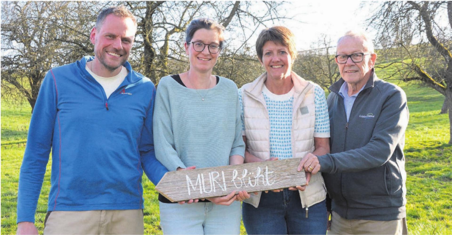 Sie stehen hinter dem neuen Projekt, von links: Stefan Frey, Gabi Arnold, Charlotte Wüthrich und Herbert Strebel. Zum OK gehören ebenfalls Roman Meier, Anita Frey und Matthias Arnold. Bild: Annemarie Keusch - Das Bild wird blockiert. – Möglicherweise durch einen aktiven Adblocker.