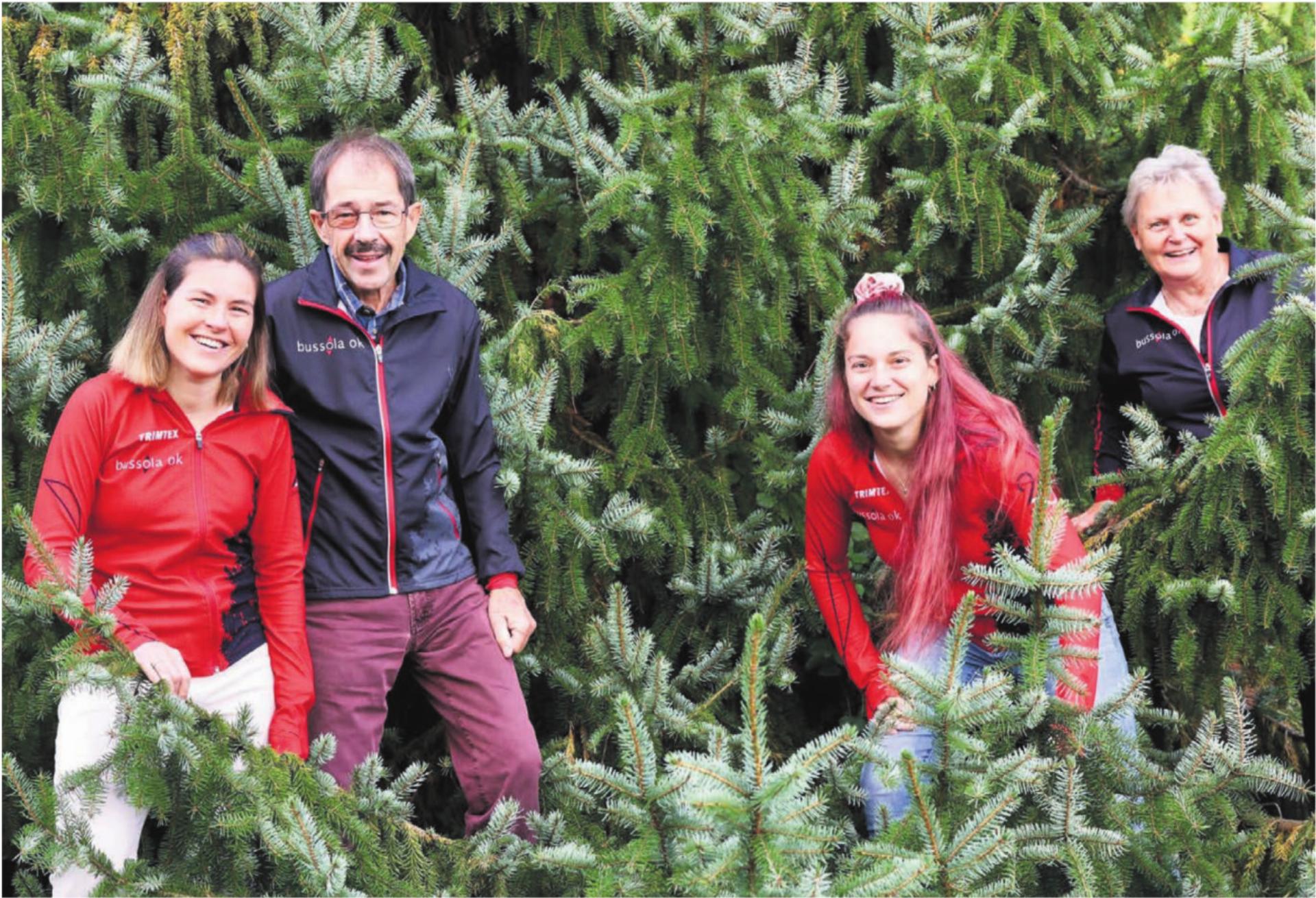 Die sportbegeisterte Lehrer-Familie Brunner, die zusammenhält und viel ehrenamtliche Arbeit für die Gemeinschaft leistet. Von links: Anina, Valentin, Rahela und Karin. Bild: zg - Das Bild wird blockiert. – Möglicherweise durch einen aktiven Adblocker.