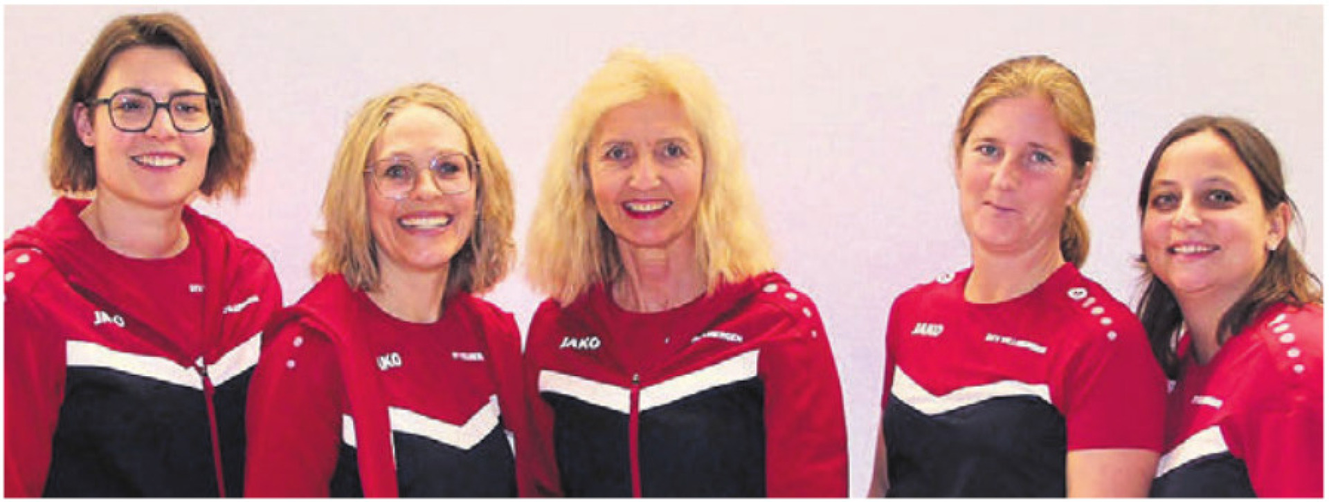 Der neu gewählte Vorstand: (von links) Nicole Nietlispach, Eveline Meyer, Priska Brunner, Andra Feldmann und Sarah Vock. Bild: zg - Das Bild wird blockiert. – Möglicherweise durch einen aktiven Adblocker.