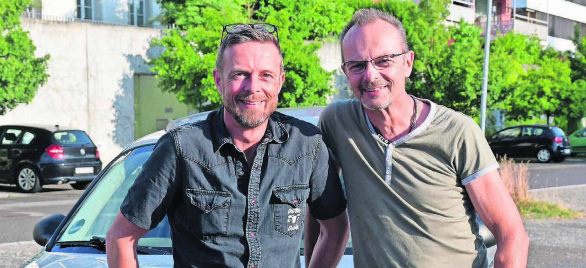 Die Brüder Thomas und Stefan freuen sich auf das Pothole Rodeo. Bild: Monica Rast/ zg - Das Bild wird blockiert. – Möglicherweise durch einen aktiven Adblocker.