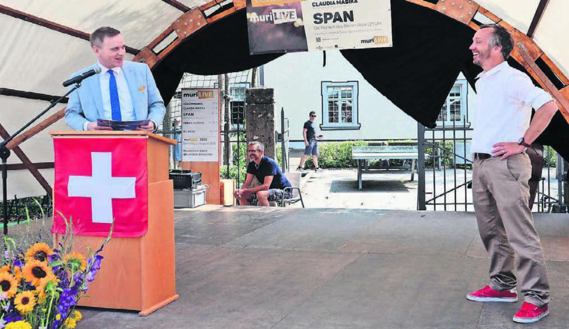 Regierungsrat Jean-Pierre Gallati besucht diesmal das Solino in Boswil. Bild: vaw/Archiv - Das Bild wird blockiert. – Möglicherweise durch einen aktiven Adblocker.