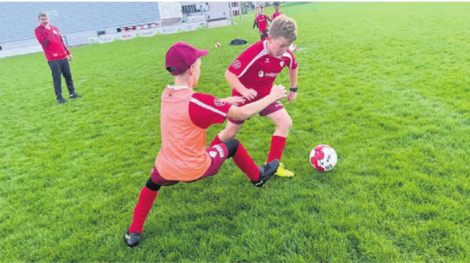 Natürlich stand der Fussball im Mittelpunkt des Camps, aber den Kids wurde auch daneben ganz viel geboten. Bild: zg - Das Bild wird blockiert. – Möglicherweise durch einen aktiven Adblocker.