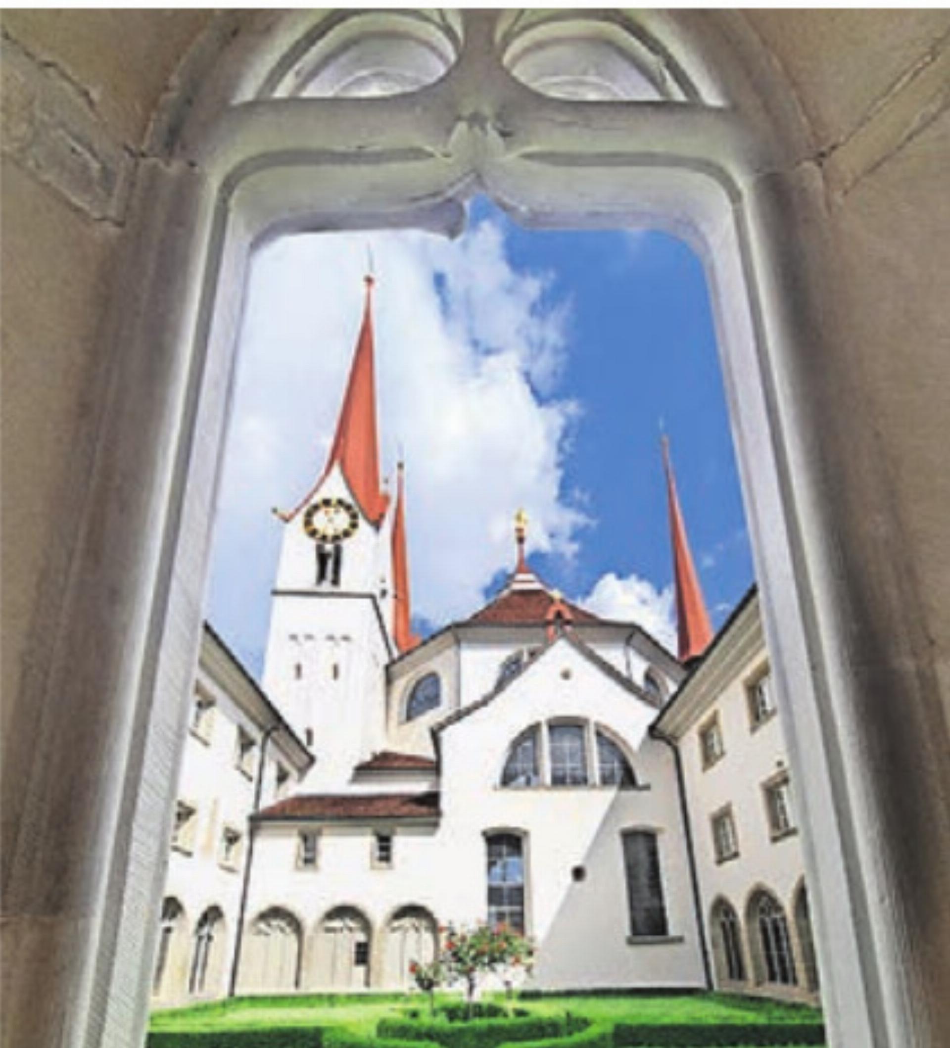 Auch der Kreuzgang wird bei der Führung besichtigt. Bild: zg - Das Bild wird blockiert. – Möglicherweise durch einen aktiven Adblocker.