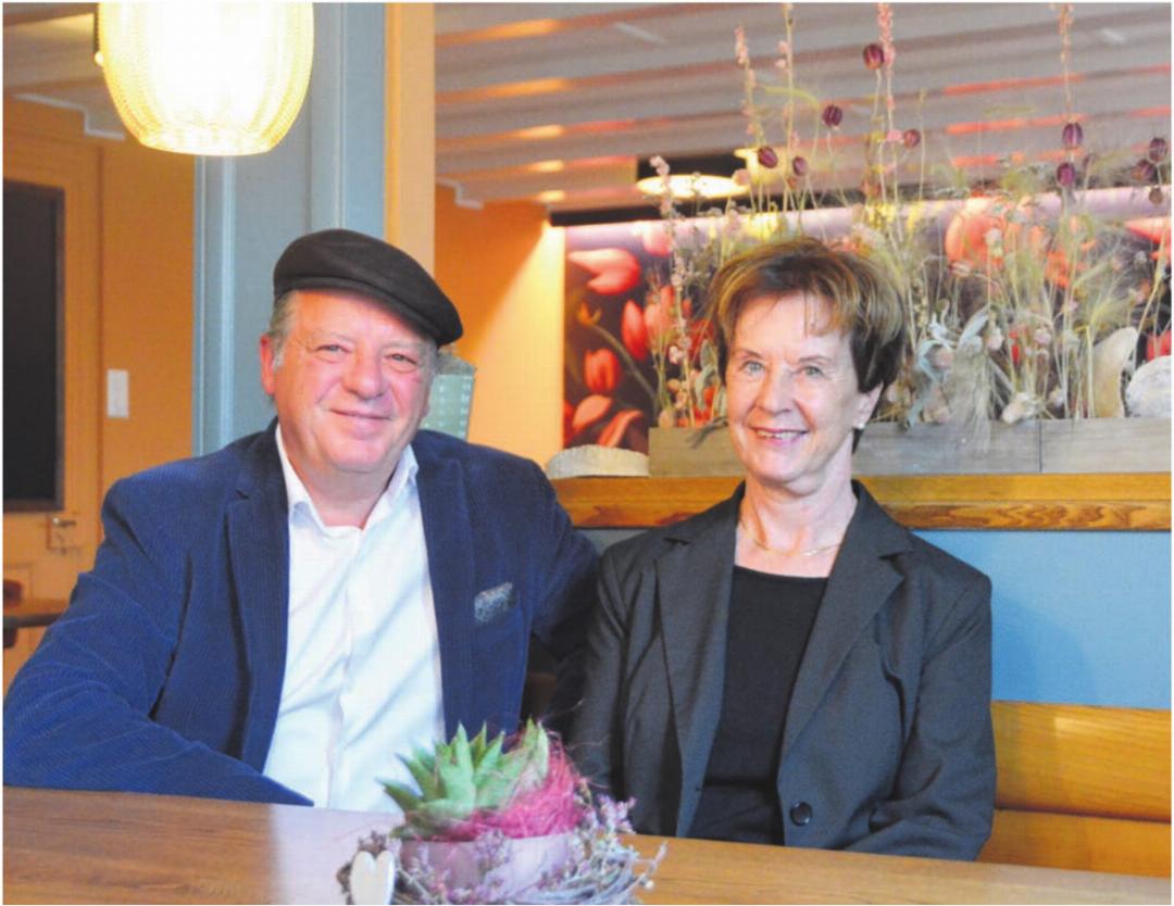 Eine Lösung, die für beide mehr als stimmt: Giulio Rossini und Marlies Laubacher. Bild: Annemarie Keusch Eine Lösung, die für beide mehr als stimmt: Giulio Rossini und Marlies Laubacher. Bild: Annemarie Keusch