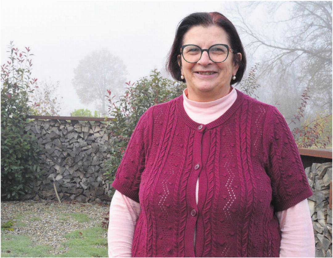 Mehr freie Zeit – für die Familie, für das Lesen und das Stricken, darauf freut sich Claudia Dober. Bild: Annemarie Keusch Mehr freie Zeit – für die Familie, für das Lesen und das Stricken, darauf freut sich Claudia Dober. Bild: Annemarie Keusch