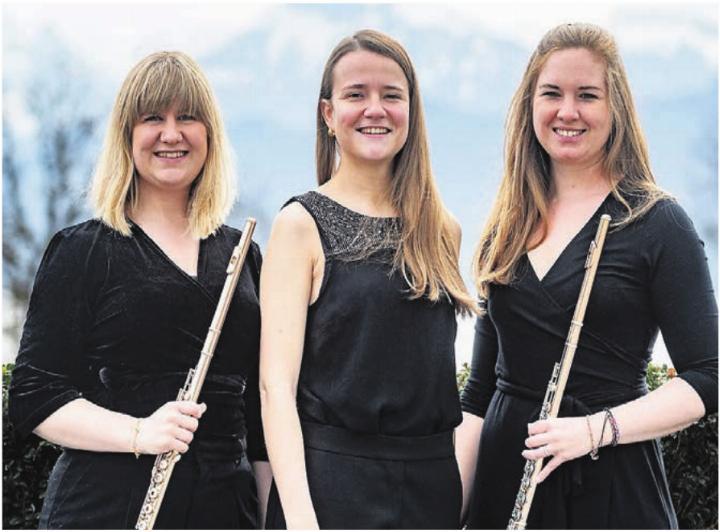 Das Trio «Note à Note» besteht aus Magdalena Zwahlen, Sharon Mazzoletti und Livia Gučanin. Bild pd: