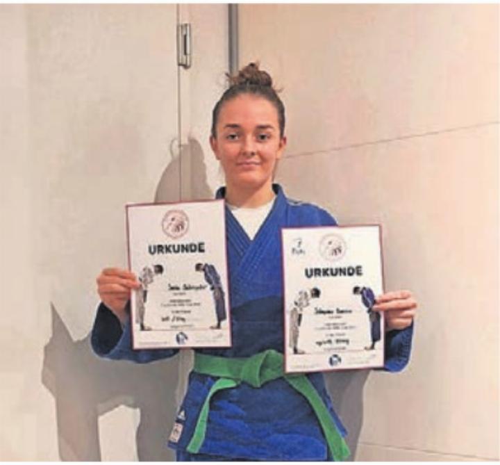 Musste sich in zwei Kategorien behaupten: Svenia Schnyder. Bild: zg