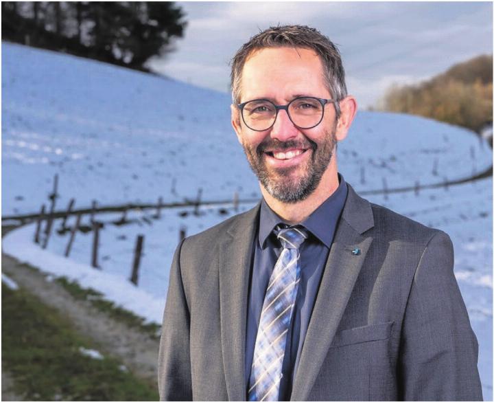 Das offizielle Foto von Ralf Bucher als zweiter Vizepräsident des Aargauer Grossen Rates. Bild: Beni Basler, Aarau