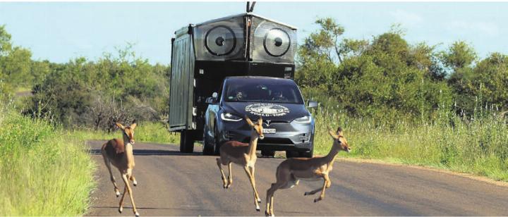 Auch in Afrika war Louis Palmer mit seinem SolarButterfly unterwegs. Bild: Solar Butterfly