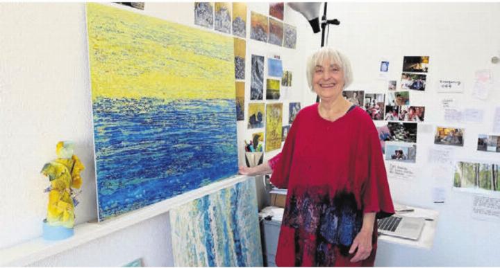 Diane Rotach zeigt ihre Kunst in Muri. Bild: zg