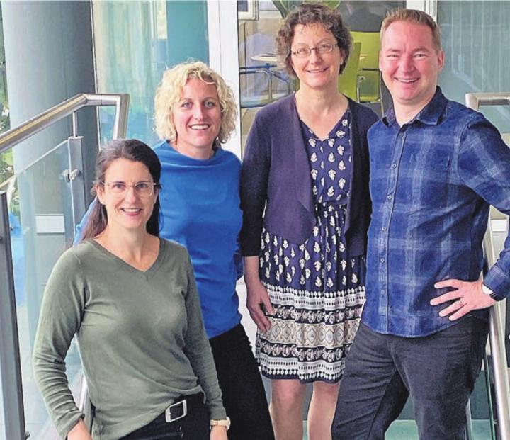 Das neue Geschäftsleitungsteam hat sich formiert: (v. l.) Nicole Seiler, Miriam Salierno, Anita Schüepp und Heiko De Coninck. Bild: zg