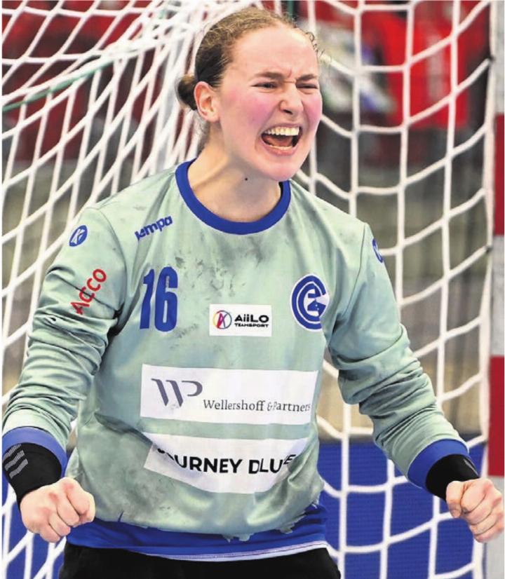 Die Wohlerin ist eine Klasse für sich: Torhüterin Seraina Kuratli wehrt 14 von 38 Schüssen auf ihr Tor ab. Eine Traumquote.