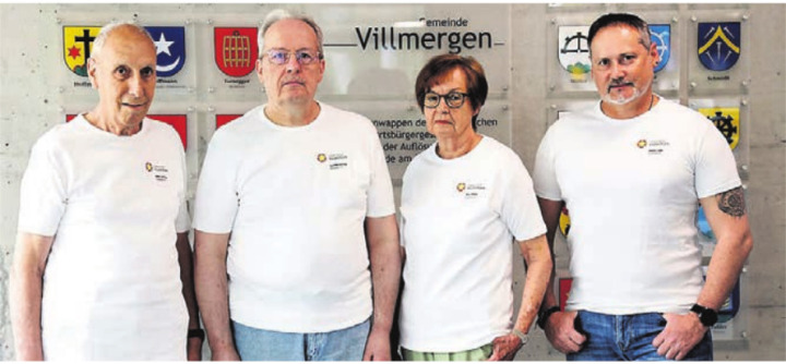 Die Kommission 60  besteht neu aus (von links) Arnold Leuthold, Gunther Orschel, Rita Stöckli und Gemeinderat Fabian Lupp.    Bild: gk