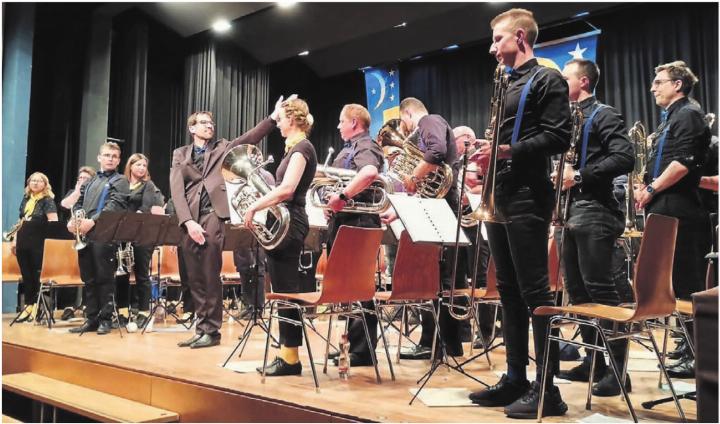 Die Musikgesellschaft Waltenschwil hat ihr Publikum am Jahreskonzert mit Lokalpatriotismus begeistert. Bilder: Thomas Stöckli