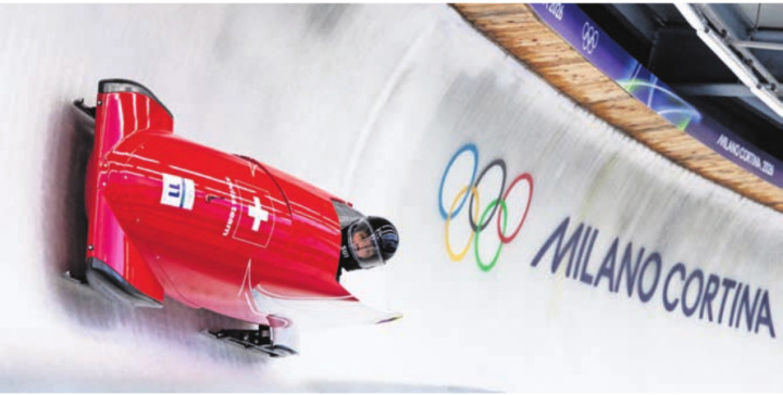 Melanie Hasler beim Monobob-Training an den Olympischen Spielen. In den ersten beiden Läufen konnte sie überzeugen. Bild: Freshfocus