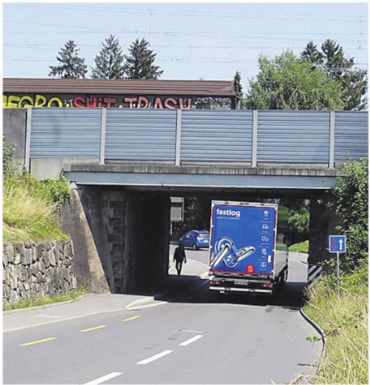 Ist-Situation bei Unterführung. Bild: Archiv