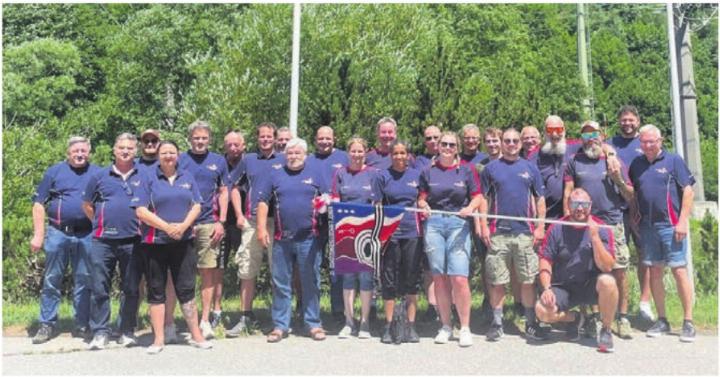 Natürlich durfte auch das Gruppenfoto nicht fehlen: die Joner Schützinnen und Schützen. Bild: zg