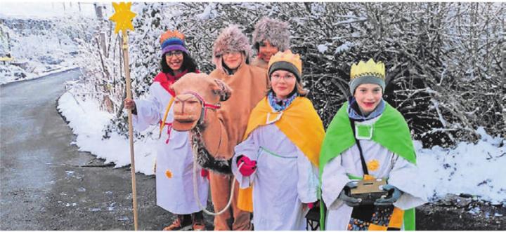 Die Könige hatten auf ihren Besuchen sogar ein Kamel dabei. Bild: zg