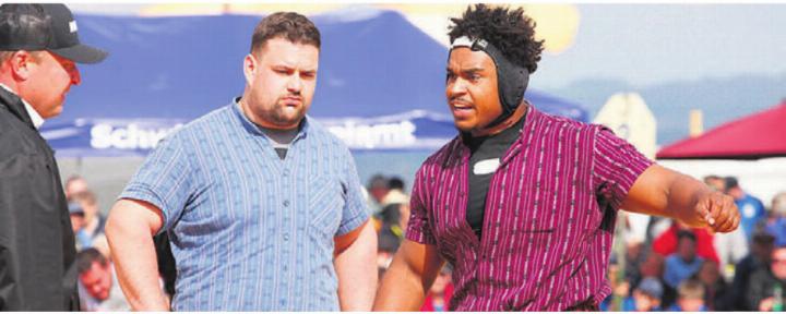 In Lenzburg und am Guggibad dabei: Lukas Döbeli (links) und Sinisha Lüscher. Bild: spr