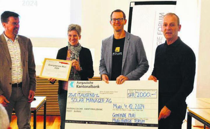 Letztes Jahr gewann die Solar Manager AG den Energiepreis. Bild: Archiv
