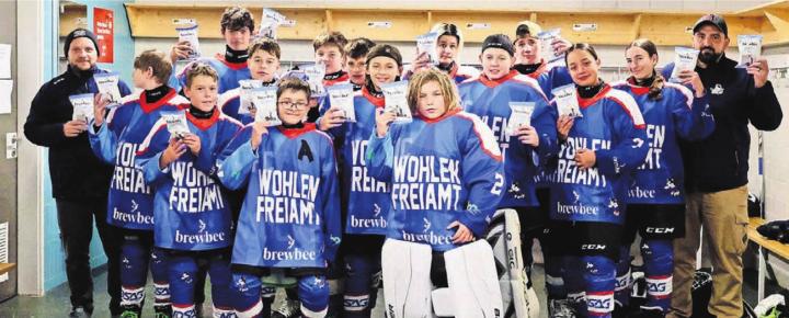 Für den Wohler Eishockey-Nachwuchs gab es nicht viel zu holen gegen den EHC Zuchwil Regio. Im Verein ist man primär froh, überhaupt wieder ein eigenes U15-Team stellen zu können. Bild: zg