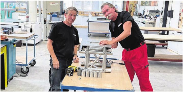Thomas Köchli (links) und Beat Schweizer in Aktion. Bild: zg
